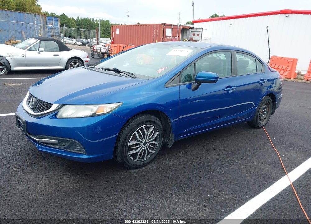 2014 HONDA CIVIC LX VIN: 19XFB2F55EE014123