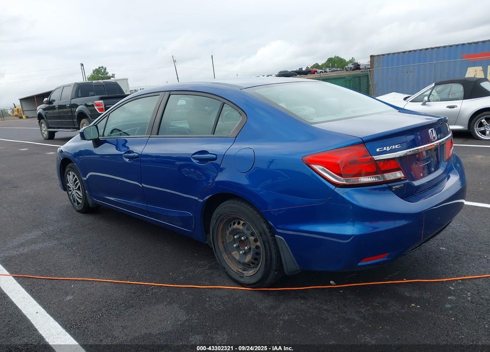 2014 HONDA CIVIC LX VIN: 19XFB2F55EE014123