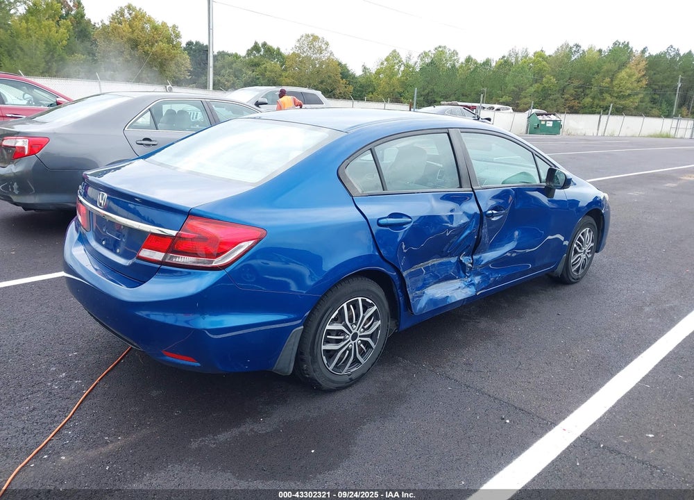 2014 HONDA CIVIC LX VIN: 19XFB2F55EE014123