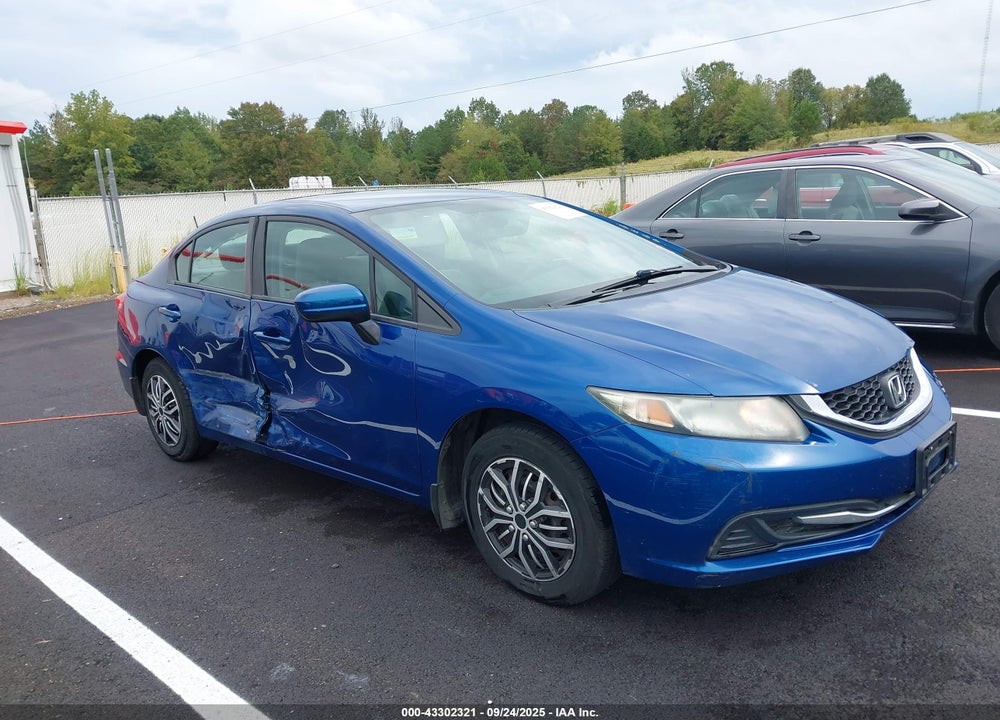 2014 HONDA CIVIC LX VIN: 19XFB2F55EE014123
