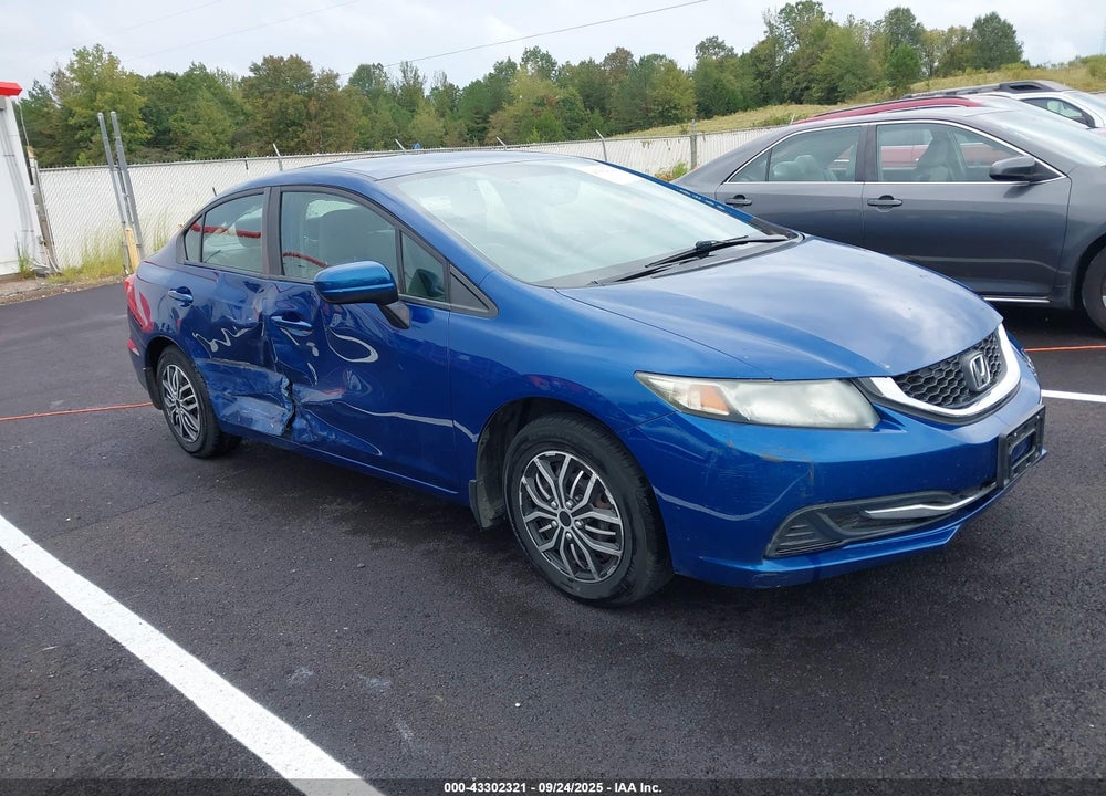 2014 HONDA CIVIC LX VIN: 19XFB2F55EE014123
