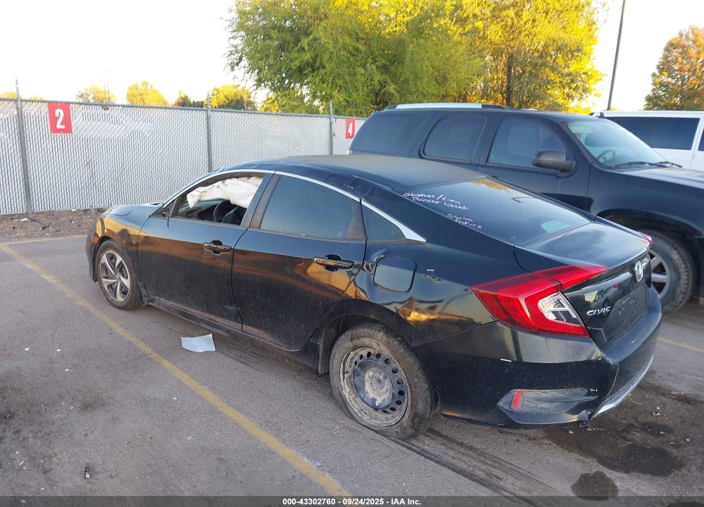 2019 HONDA CIVIC LX VIN: 19XFC2F6XKE020758
