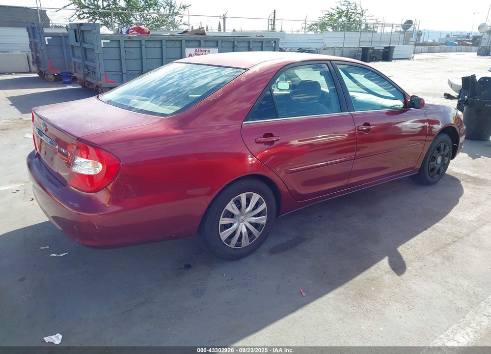 2003 TOYOTA CAMRY LE VIN: JTDBE32K430171722