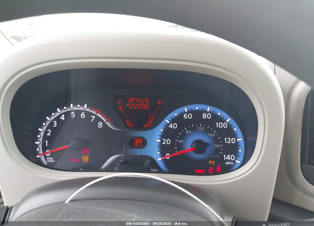 2009 NISSAN CUBE 1.8S VIN: JN8AZ28RX9T107016