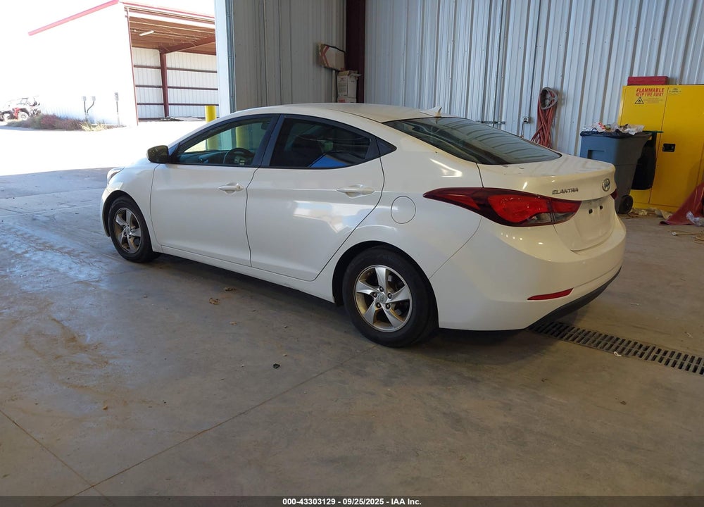 2015 HYUNDAI ELANTRA SE VIN: 5NPDH4AEXFH574547