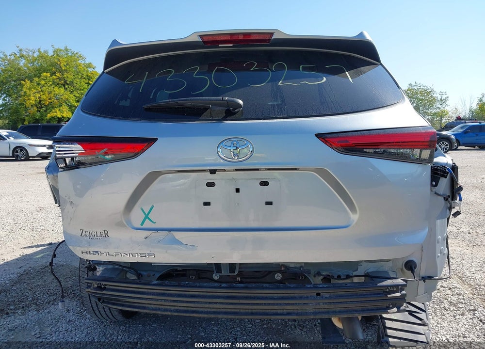 2023 TOYOTA HIGHLANDER L VIN: 5TDKDRAH0PS510538