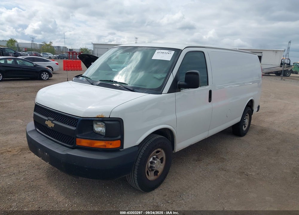 2012 CHEVROLET EXPRESS 2500 WORK VAN VIN: 1GCWGFFA6C1188997