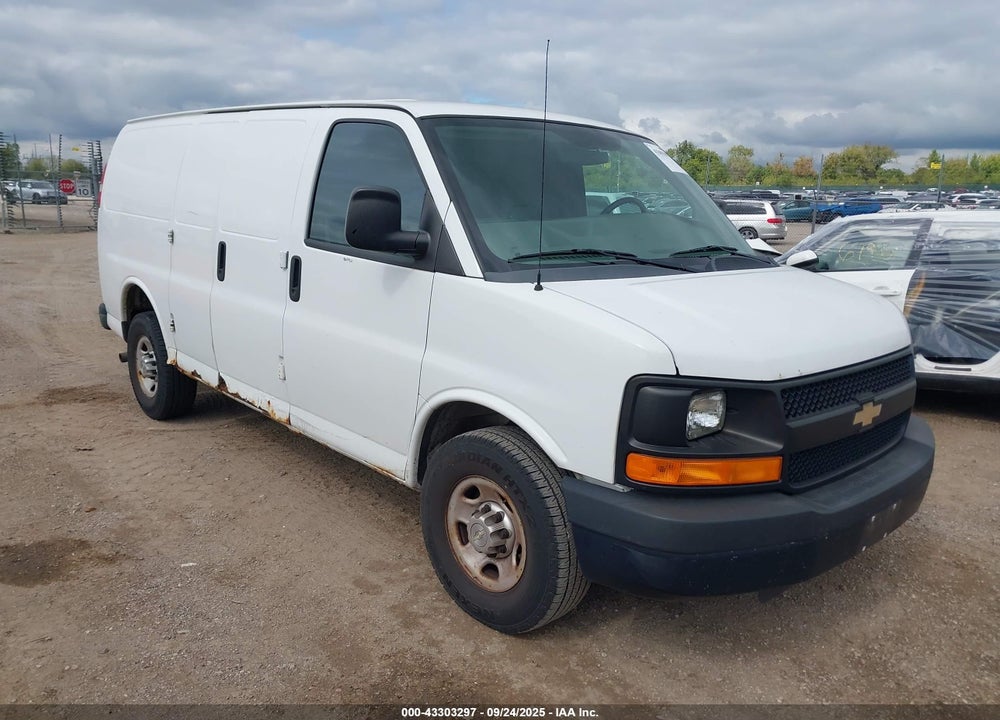 2012 CHEVROLET EXPRESS 2500 WORK VAN VIN: 1GCWGFFA6C1188997