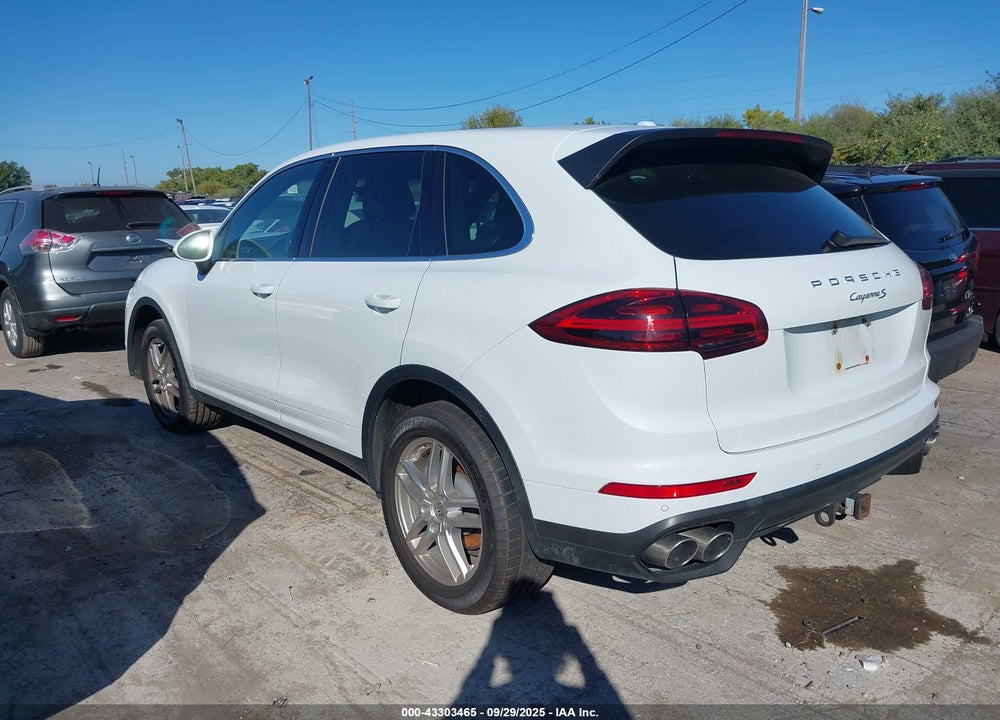 2015 PORSCHE CAYENNE VIN: WP1AB2A22FLA56943