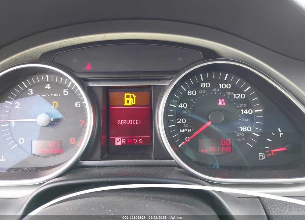2007 AUDI Q7 VIN: WA1AY74L27D067402