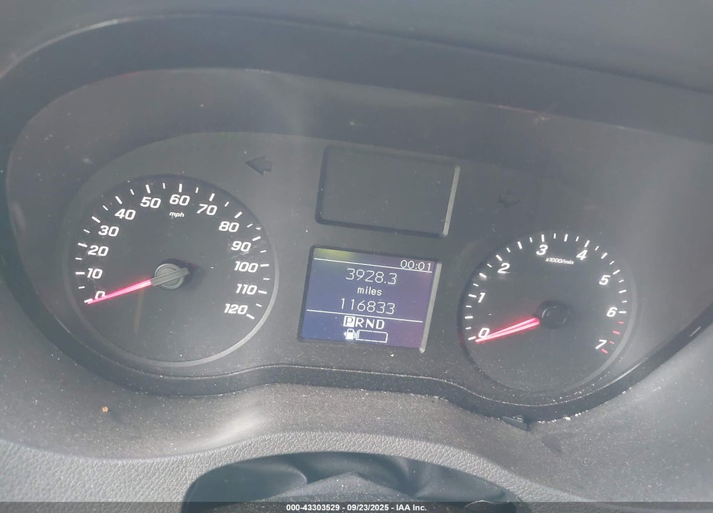 2023 MERCEDES-BENZ SPRINTER 2500 STANDARD ROOF 4-CYL GAS VIN: W1Y40BHY6PT130327