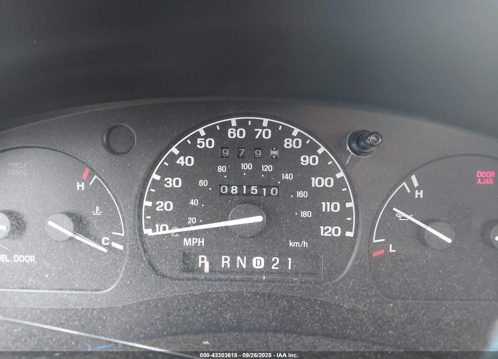 2000 FORD RANGER XL/XLT VIN: 1FTYR10V5YPA52737
