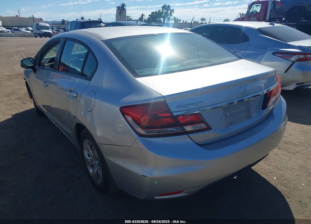 2013 HONDA CIVIC VIN: 19XFB2F53DE290542