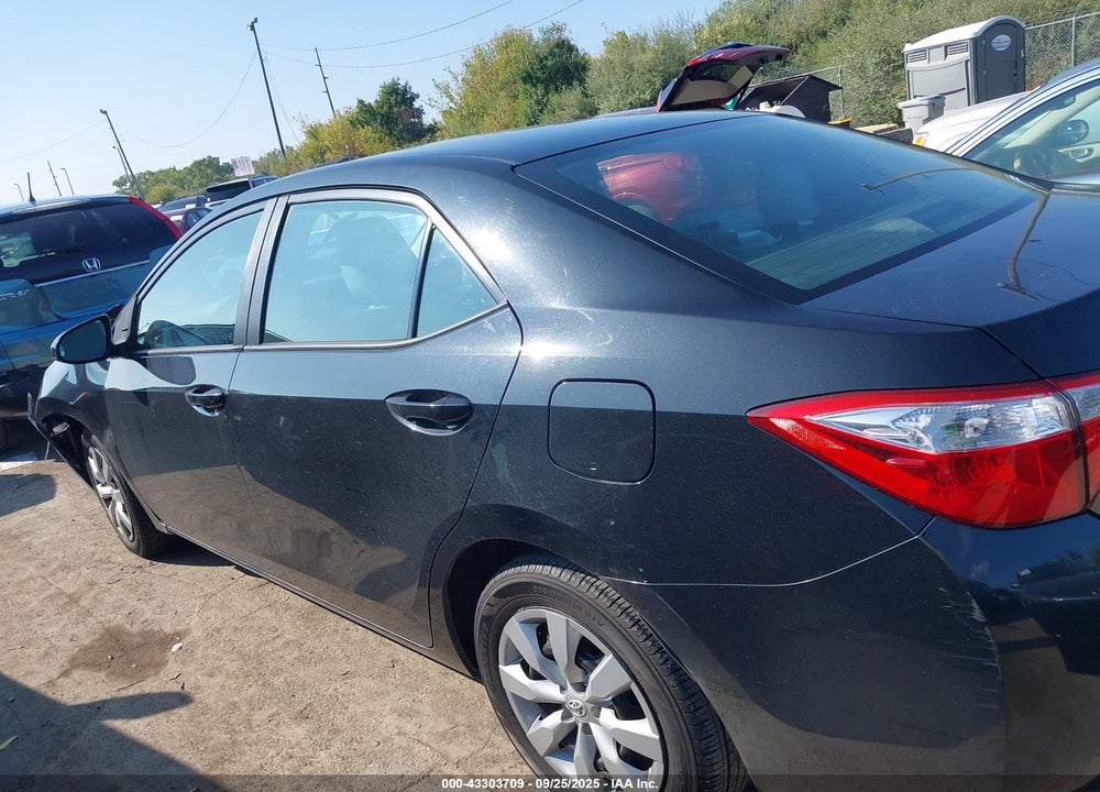 2015 TOYOTA COROLLA VIN: 2T1BURHE9FC405399