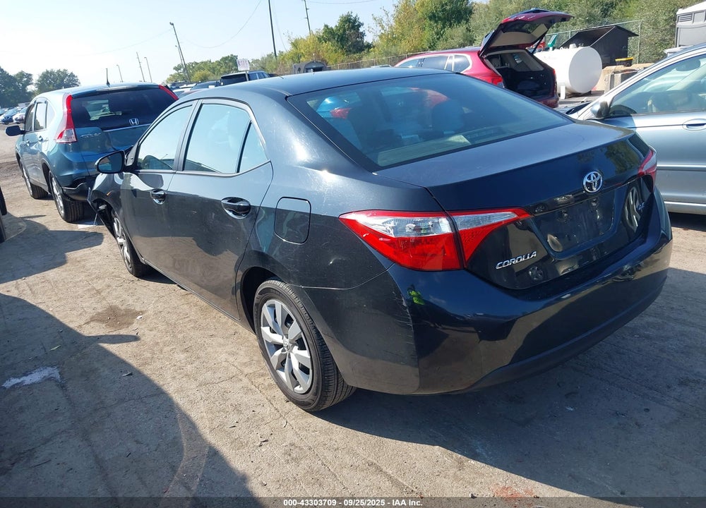 2015 TOYOTA COROLLA VIN: 2T1BURHE9FC405399
