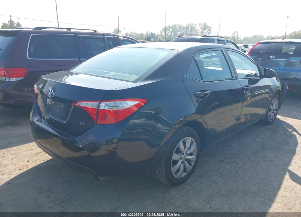2015 TOYOTA COROLLA VIN: 2T1BURHE9FC405399