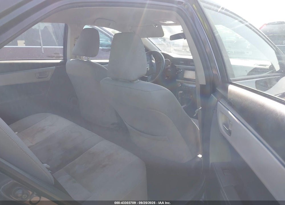 2015 TOYOTA COROLLA VIN: 2T1BURHE9FC405399