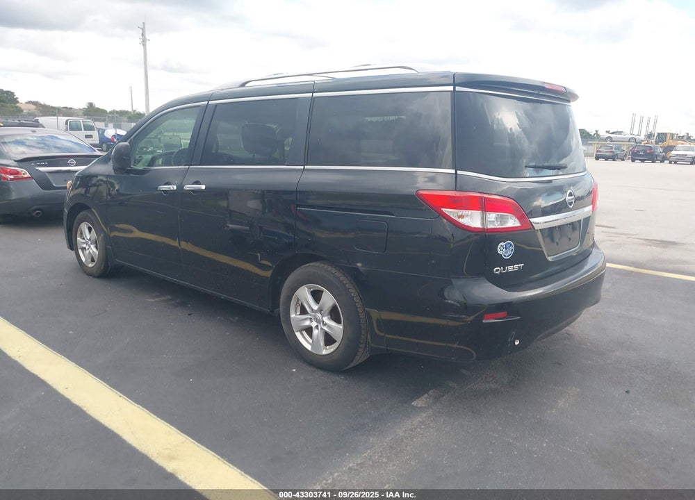 2012 NISSAN QUEST VIN: JN8AE2KP6C9046089