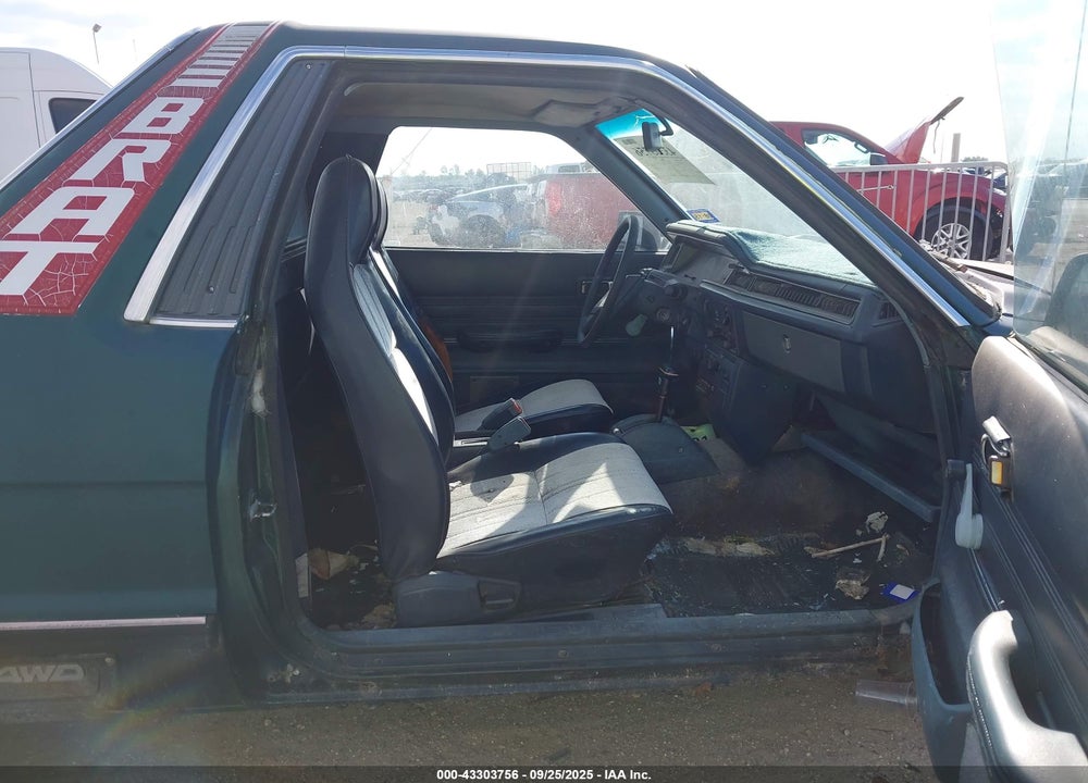 1984 SUBARU BRAT GL VIN: JF2AT53B6EF503950