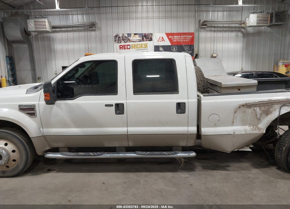 2009 FORD F-450 LARIAT VIN: 1FTXW43R79EA58184