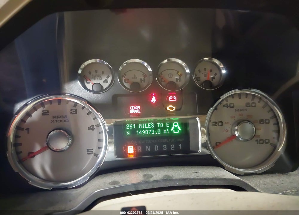 2009 FORD F-450 LARIAT VIN: 1FTXW43R79EA58184