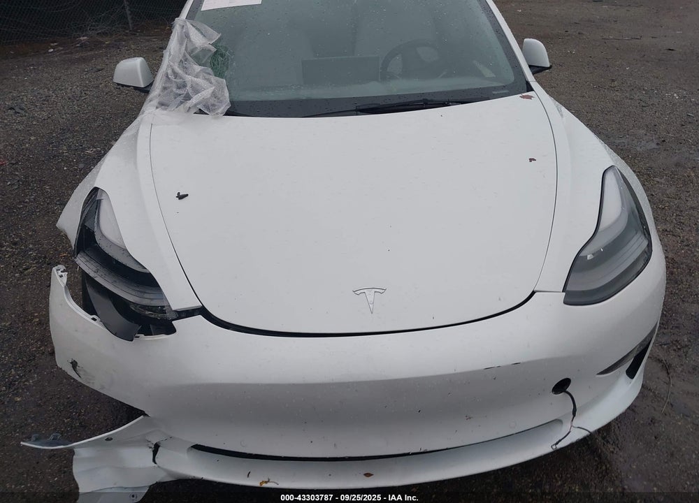 2022 TESLA MODEL 3 REAR-WHEEL DRIVE VIN: 5YJ3E1EAXNF349567