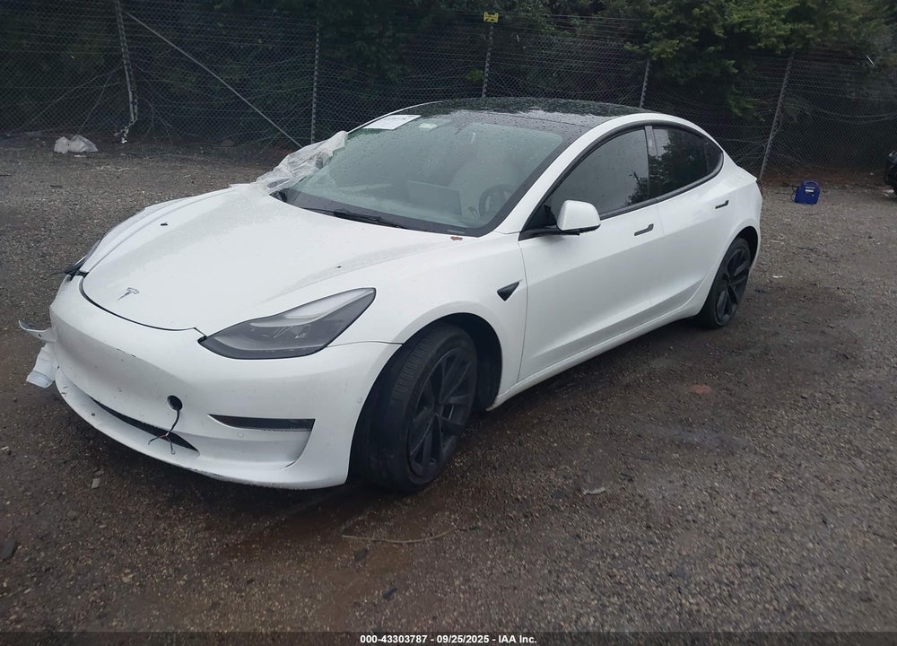 2022 TESLA MODEL 3 REAR-WHEEL DRIVE VIN: 5YJ3E1EAXNF349567
