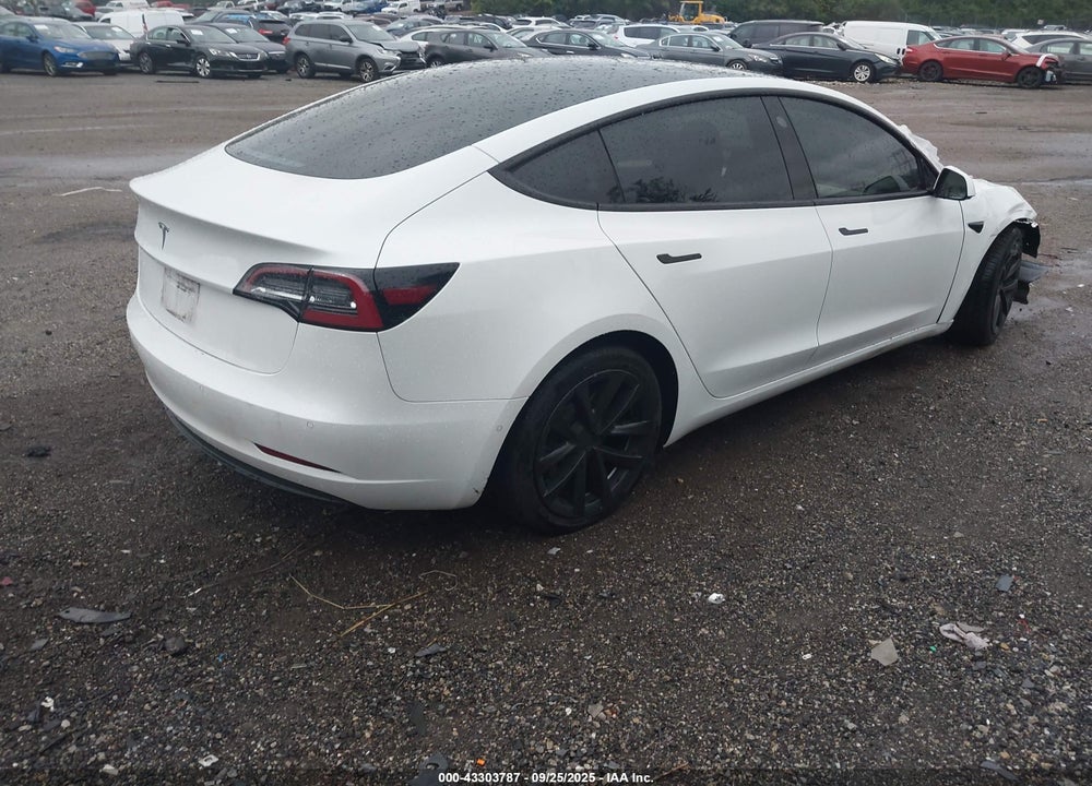 2022 TESLA MODEL 3 REAR-WHEEL DRIVE VIN: 5YJ3E1EAXNF349567
