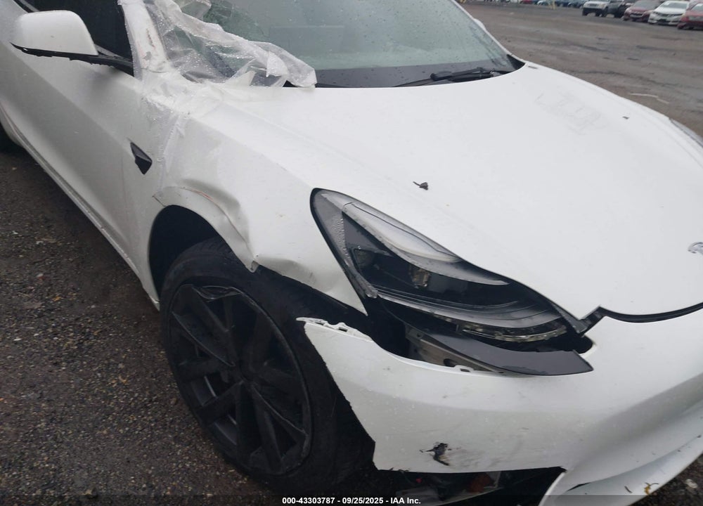 2022 TESLA MODEL 3 REAR-WHEEL DRIVE VIN: 5YJ3E1EAXNF349567