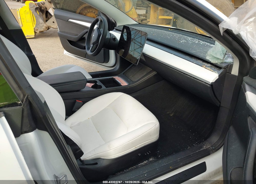 2022 TESLA MODEL 3 REAR-WHEEL DRIVE VIN: 5YJ3E1EAXNF349567