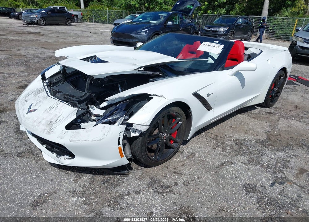 2014 CHEVROLET CORVETTE STINGRAY Z51 VIN: 1G1YH3D78E5126775