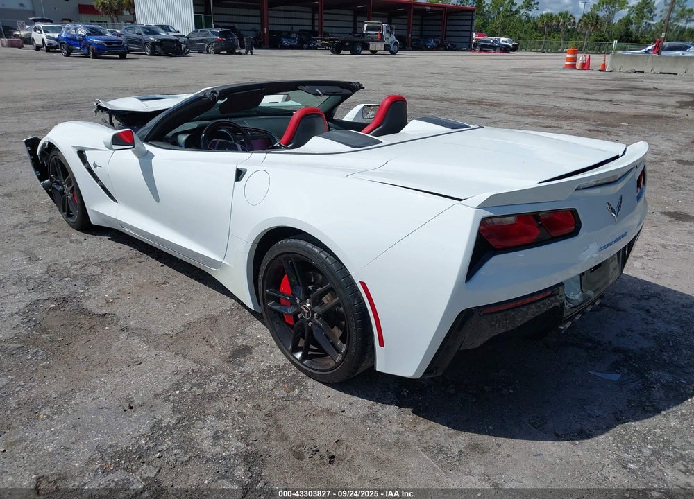 2014 CHEVROLET CORVETTE STINGRAY Z51 VIN: 1G1YH3D78E5126775