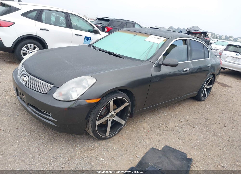 2003 INFINITI G35 LUXURY LEATHER VIN: JNKCV51E03M007631