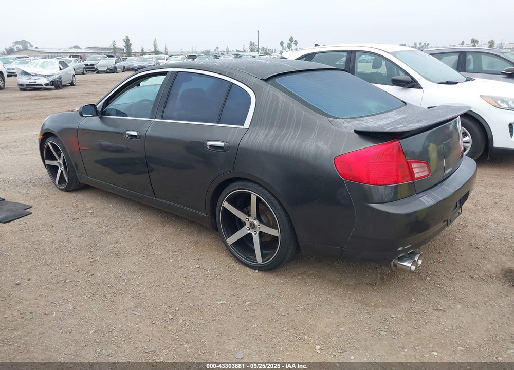 2003 INFINITI G35 LUXURY LEATHER VIN: JNKCV51E03M007631
