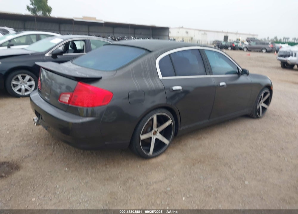 2003 INFINITI G35 LUXURY LEATHER VIN: JNKCV51E03M007631