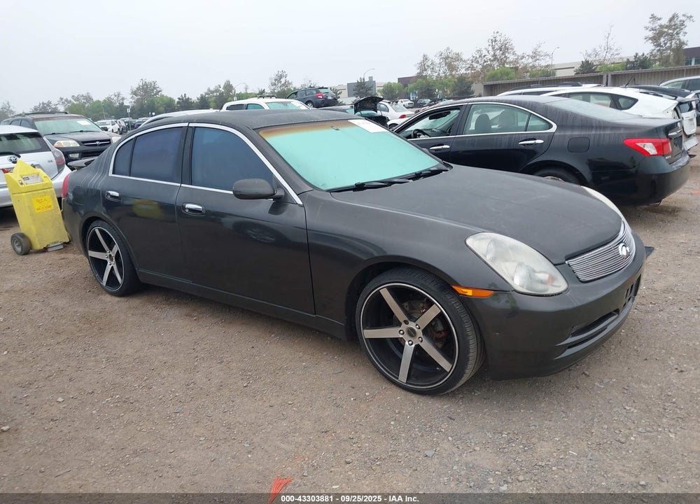 2003 INFINITI G35 LUXURY LEATHER VIN: JNKCV51E03M007631