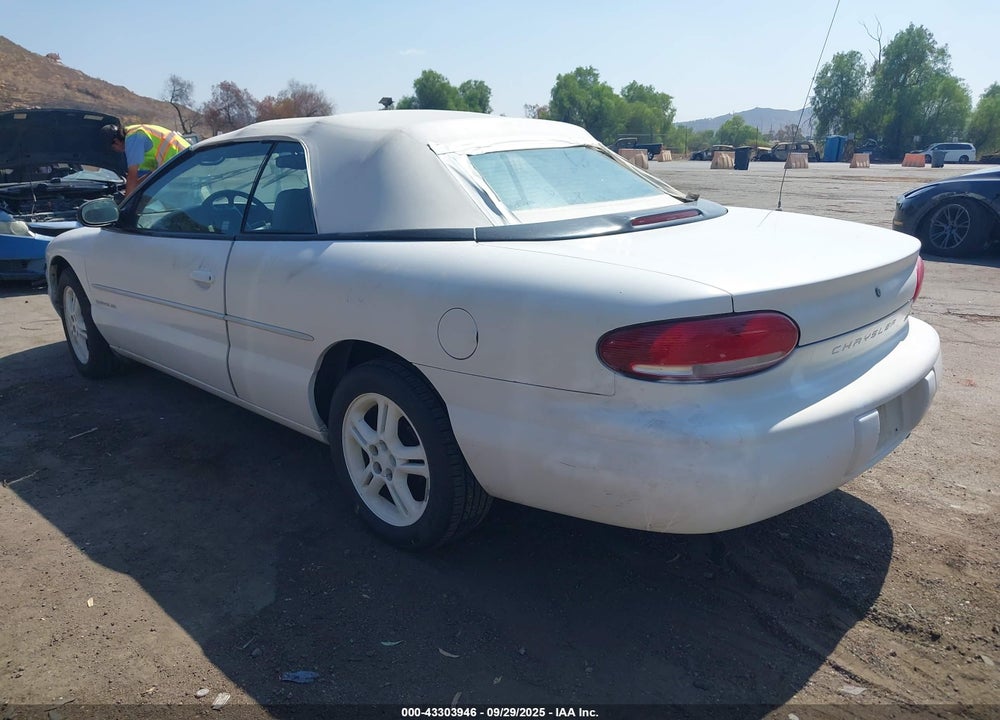 1996 CHRYSLER SEBRING JXI VIN: 3C3EL55H8TT264104