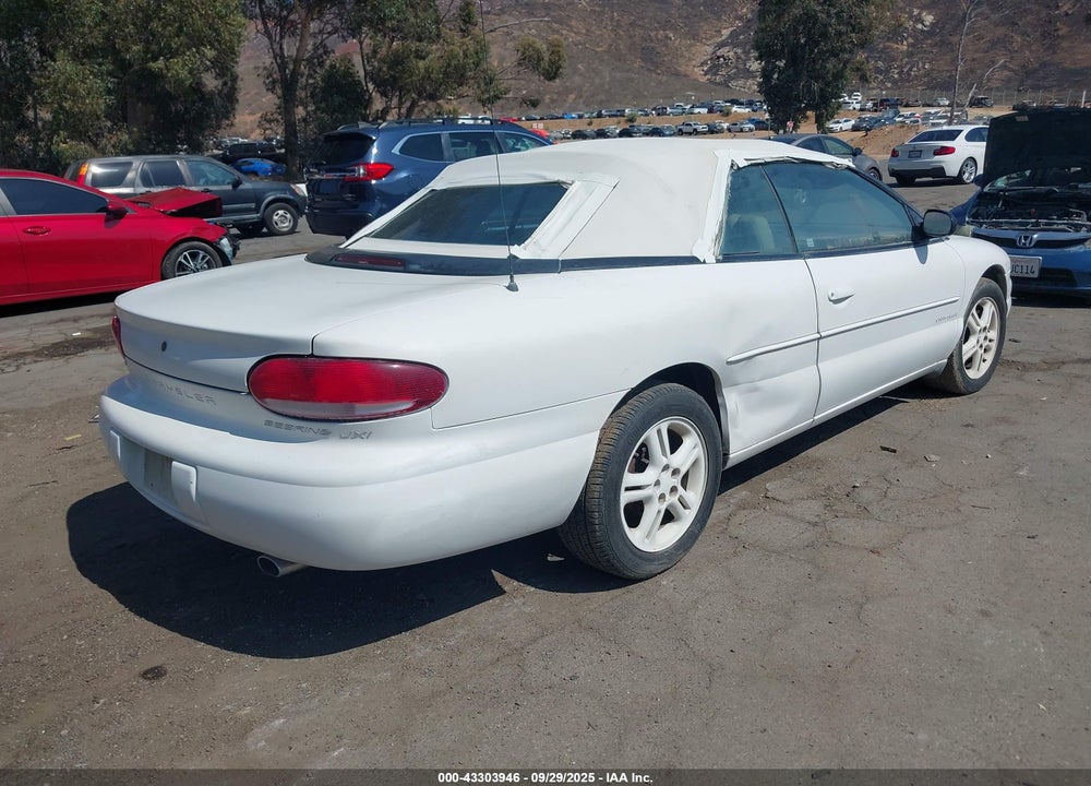 1996 CHRYSLER SEBRING JXI VIN: 3C3EL55H8TT264104