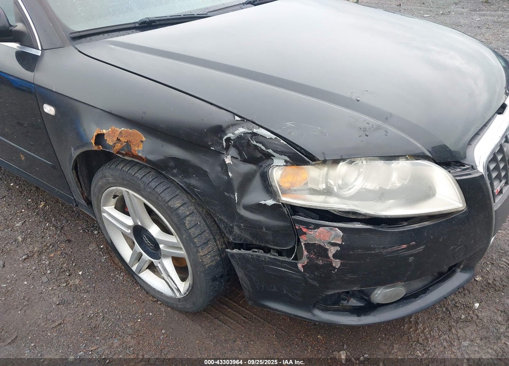 2008 AUDI A4 2.0T VIN: WAUDF78E68A122020