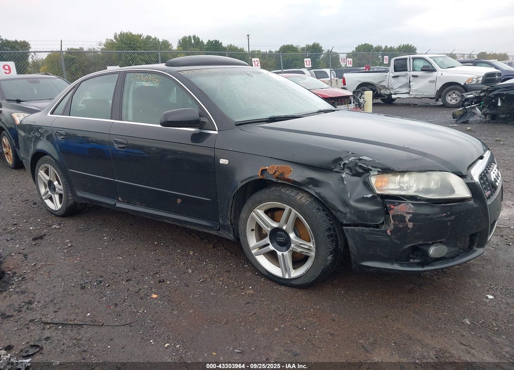 2008 AUDI A4 2.0T VIN: WAUDF78E68A122020