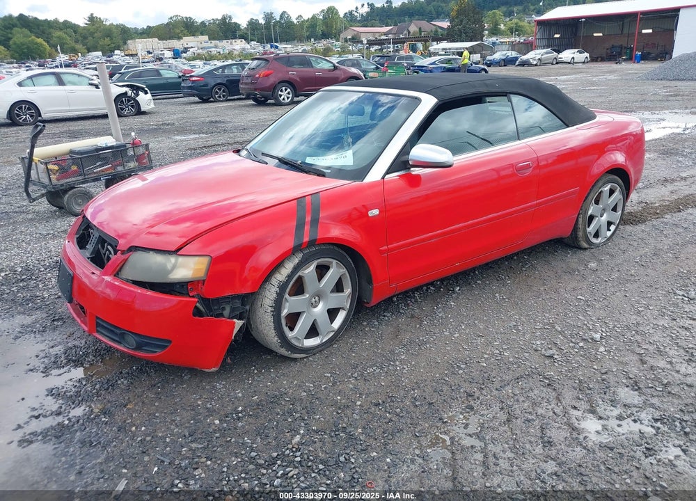 2005 AUDI S4 VIN: WUARL48H25K902339