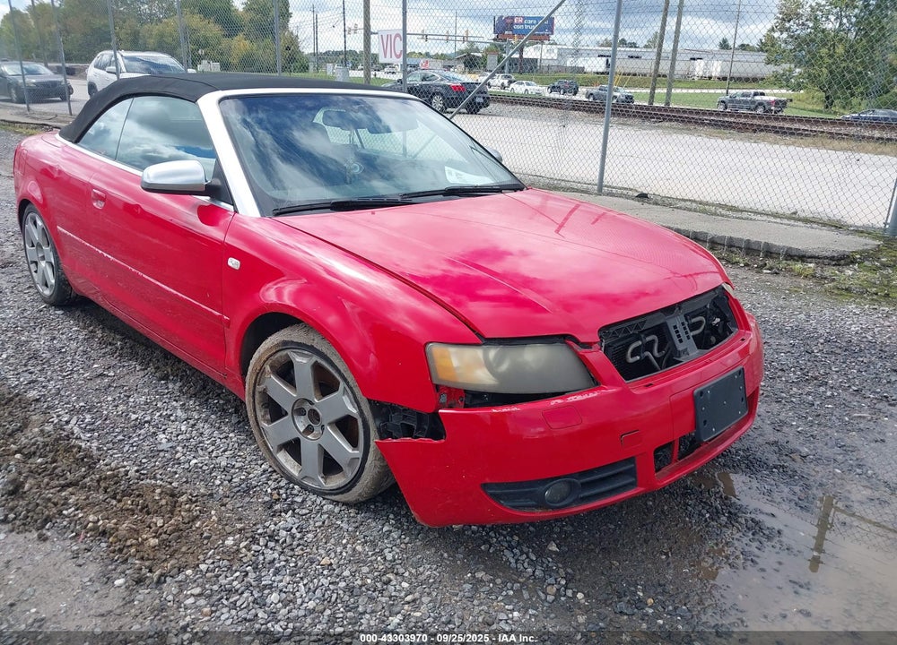 2005 AUDI S4 VIN: WUARL48H25K902339