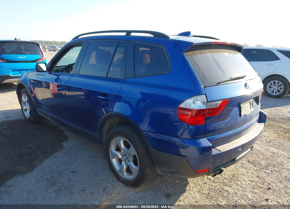 2007 BMW X3 3.0SI VIN: WBXPC93457WF15033