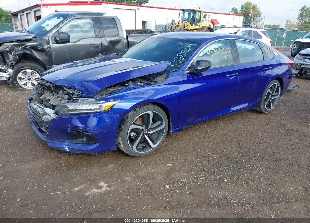 2022 HONDA ACCORD VIN: 1HGCV1F35NA008829