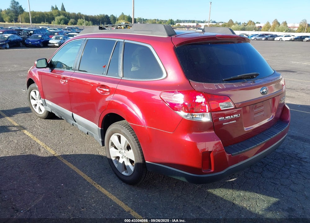 2011 SUBARU OUTBACK VIN: 4S4BRBFC6B3349253