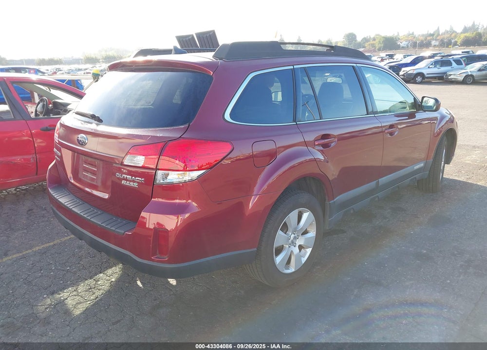 2011 SUBARU OUTBACK VIN: 4S4BRBFC6B3349253