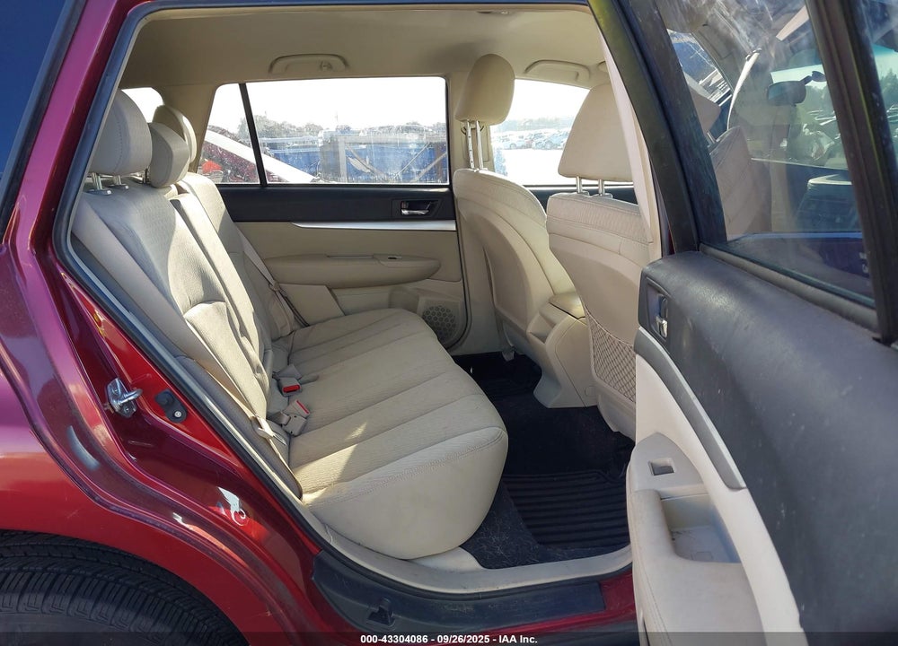 2011 SUBARU OUTBACK VIN: 4S4BRBFC6B3349253