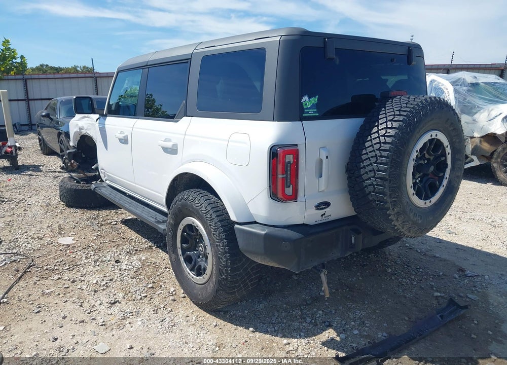 2022 FORD BRONCO OUTER BANKS VIN: 1FMDE5BH3NLB45831
