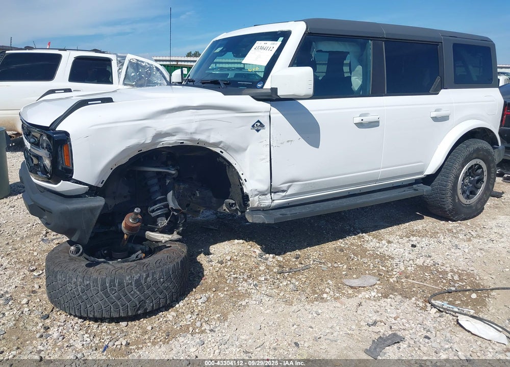 2022 FORD BRONCO OUTER BANKS VIN: 1FMDE5BH3NLB45831