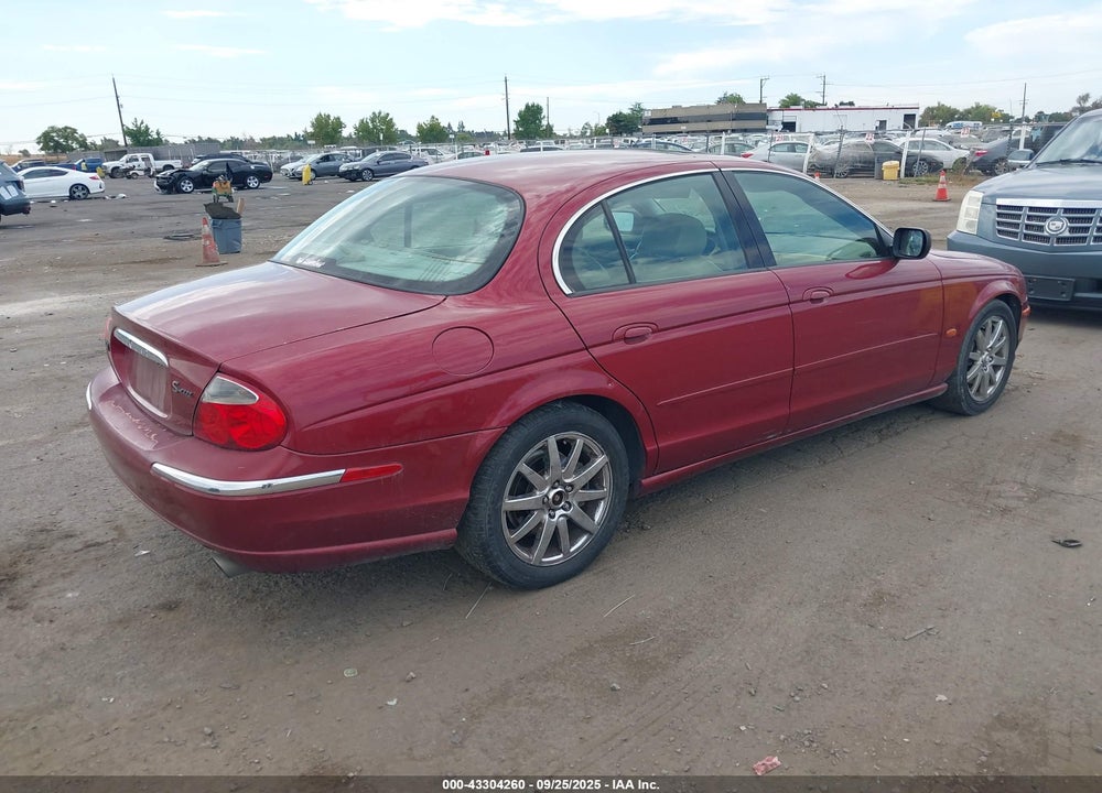 2000 JAGUAR S-TYPE 3.0L V6 VIN: SAJDA01C4YFL63404